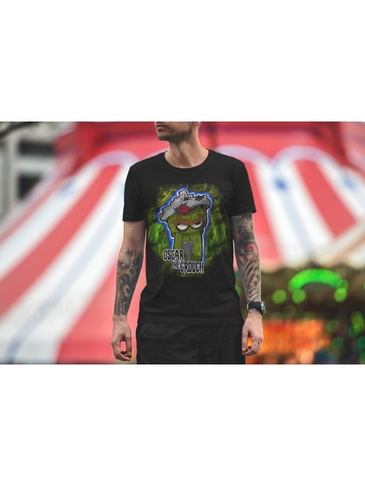 Мъжка тениска Oscar the Grouch - Zombie